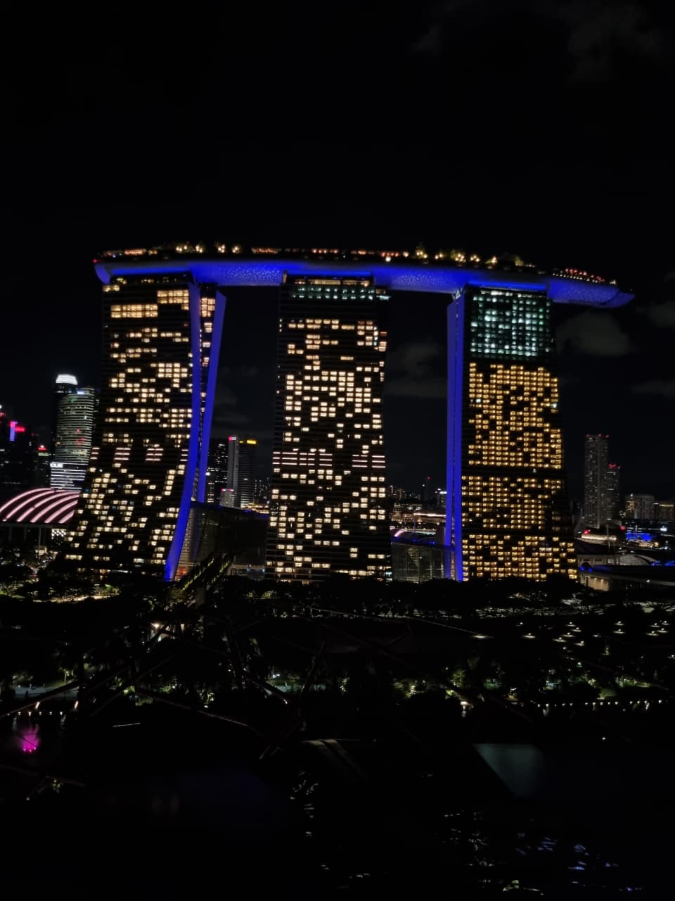 Marina Bay at night, Singapore